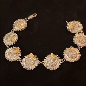 Vintage M.C. Italy 925 Sterling Silver bracelet 7”